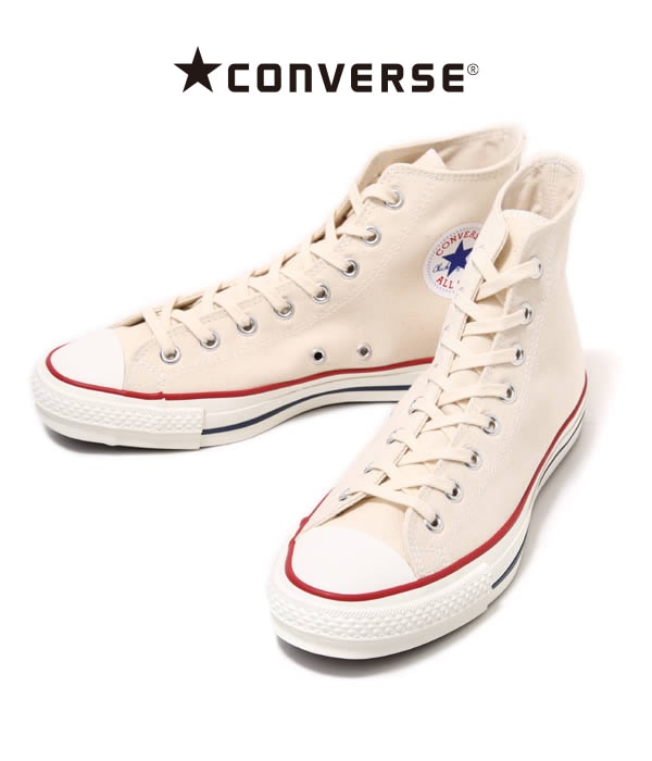 CONVERSE（コンバース） ： CANVAS ALL STAR J HI -ホワイト / サイズ