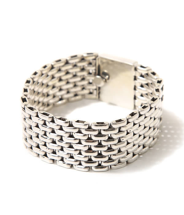 LAVER / ラバー : 9 LINK BAND シルバー アクセサリー ブレスレット