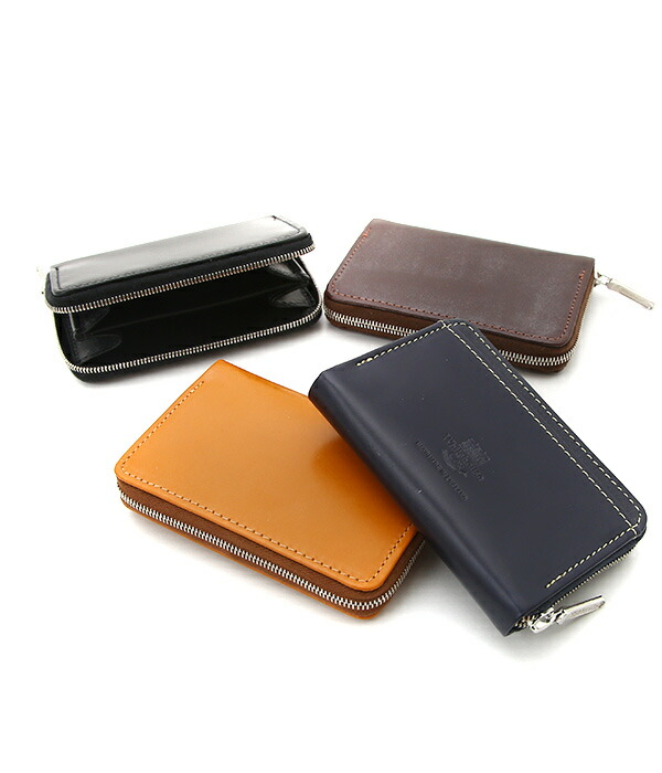Whitehouse Cox（ホワイトハウスコックス） ： MINI ZIP PURSE / 全6色