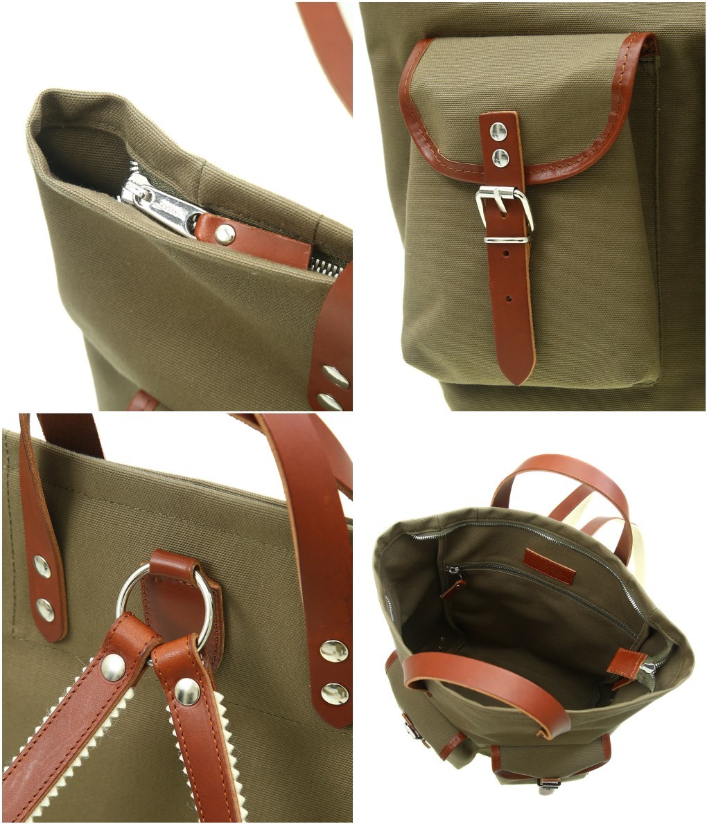 スにご⒟ Zilla / ジッラ : CANVAS MEDIUM RUCKSACK / 全2色 : CANVAS