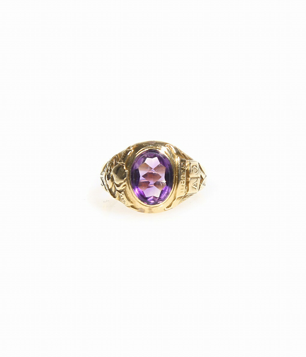 TIFFANYティファニー ヴィンテージ カレッジリング★アメシスト VINTAGE VINTAGE / ヴィンテージ ： VINTAGE TIFFANY US UNKNOWN RING