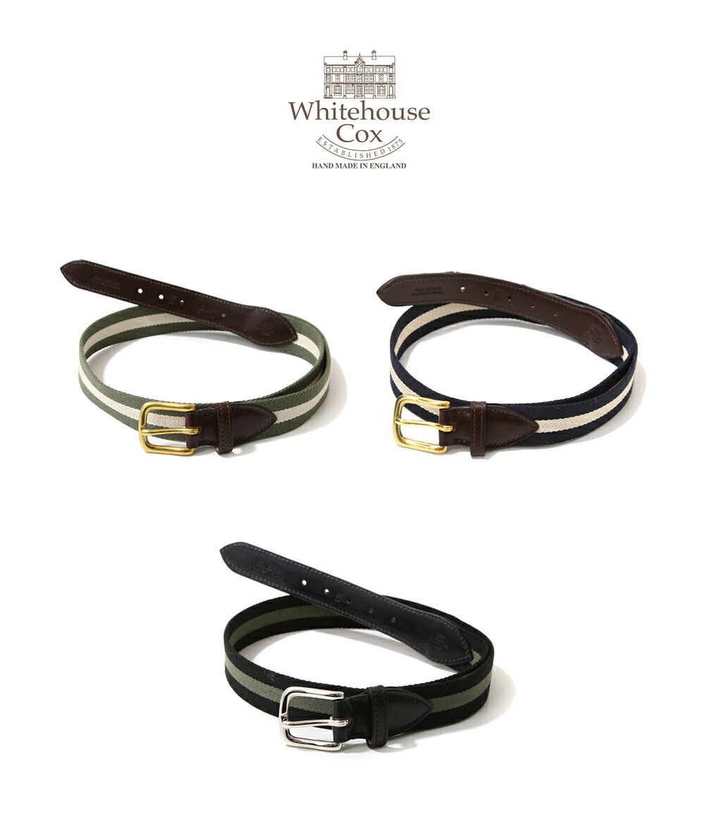 Whitehouse Cox / ホワイトハウスコックス : 30mm WEBBING BELT / 全3色/サイズ 32inch?36inch : B -2323【宅急便コンパクト】 :B-2323:ARKnets - 通販 - Yahoo!ショッピング