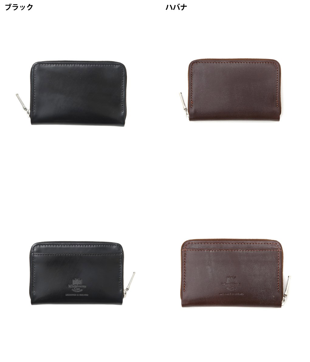 Whitehouse Cox（ホワイトハウスコックス） ： MINI ZIP PURSE / 全6色