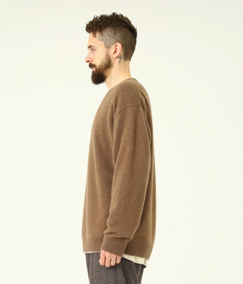 GOLD / ゴールド : PURE CASHMERE CREWNECK KNIT / 全3色 : GL90200