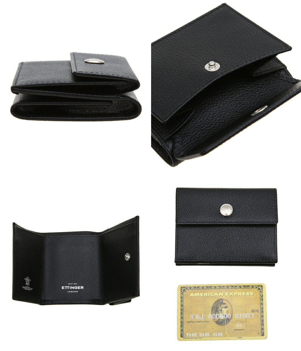ETTINGER / エッティンガー : 3Fold Wallet with Coin Purse ( 2020FW 