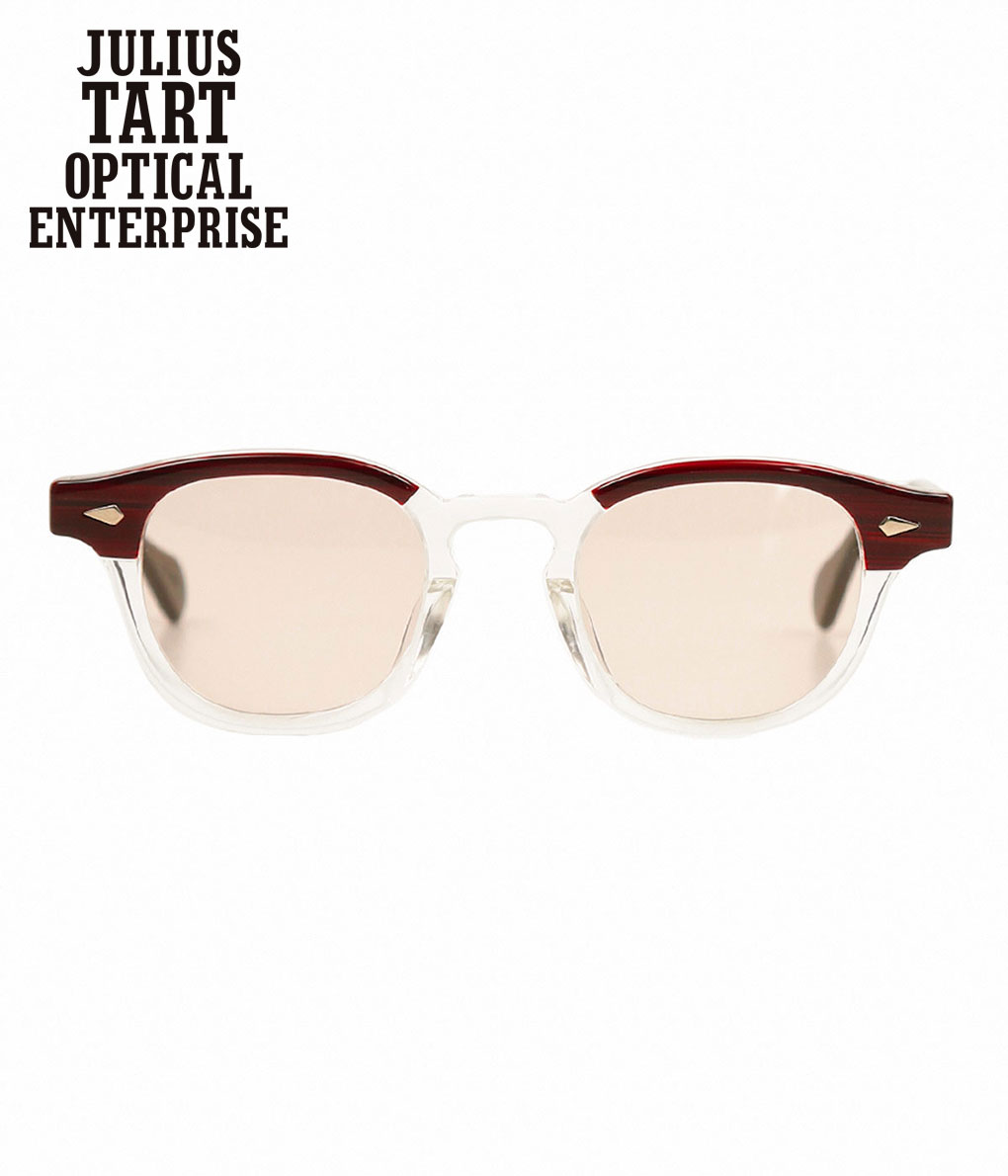 通常便なら送料無料 JULIUS TART OPTICAL AR Red Wood Clear