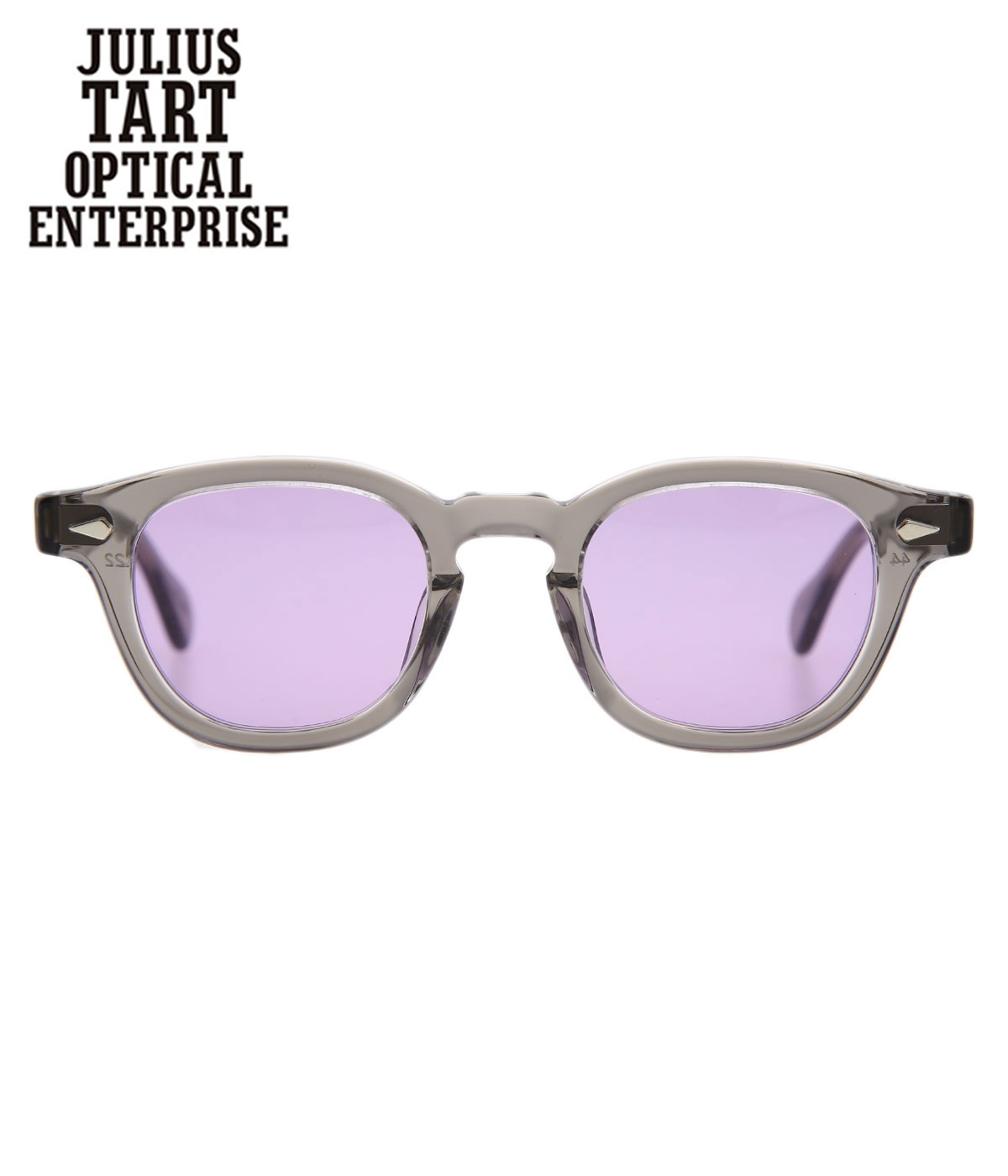 JULIUS TART OPTICAL / ジュリアスタートオプティカル ： AR 44-22 - GREY CRYSTAL2 / PURPLE -  ： JTPL-001L-TP