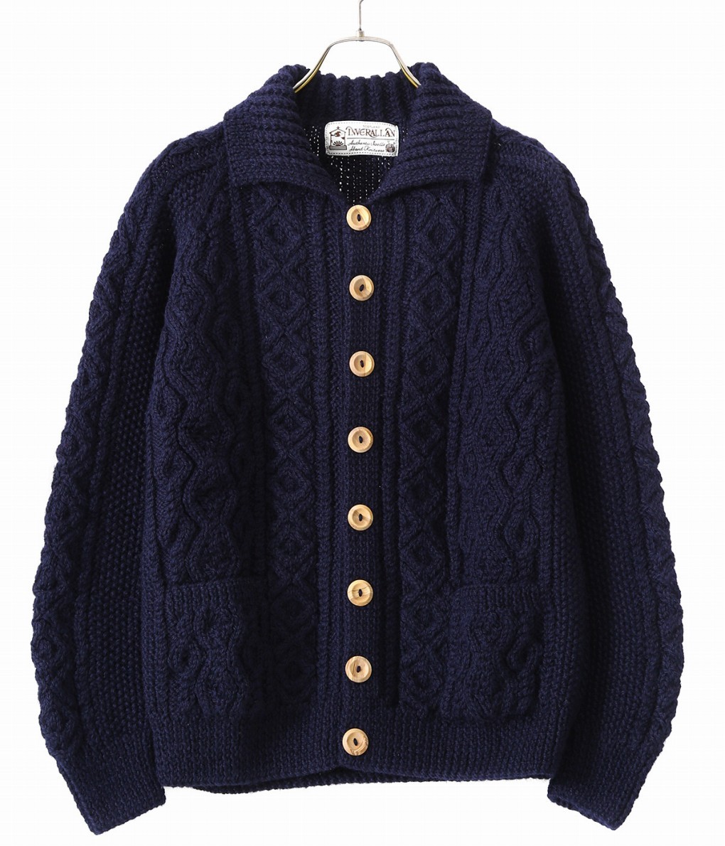 INVERALLAN / インバーアラン : Lumber Cardigan -NAVY- (Size 38 