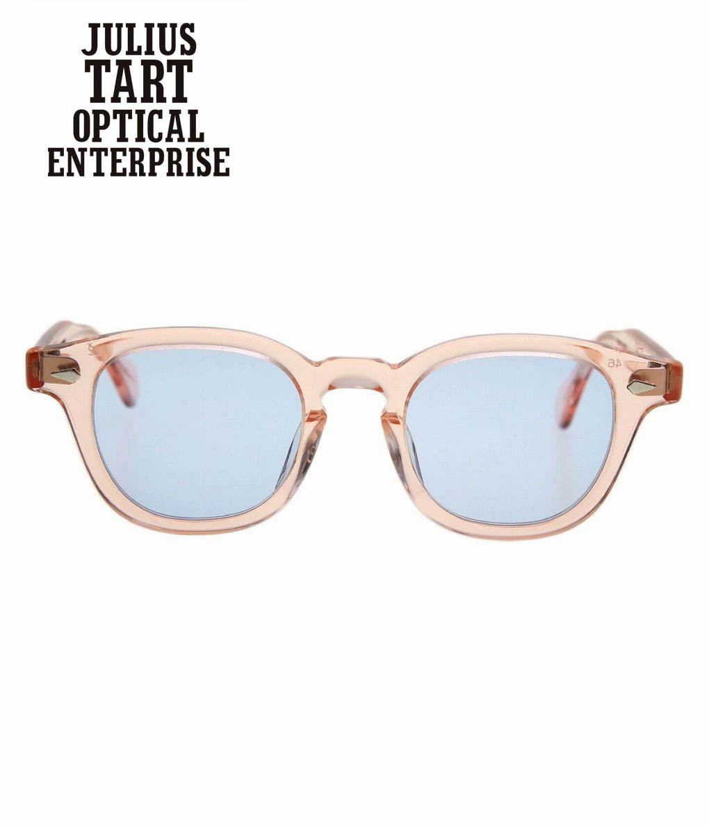 JULIUS TART OPTICAL / ジュリアスタートオプティカル ： 46(size) AR -FRESH PINK/LIGHT BLUE-  ： JTPL-002H-BL-60