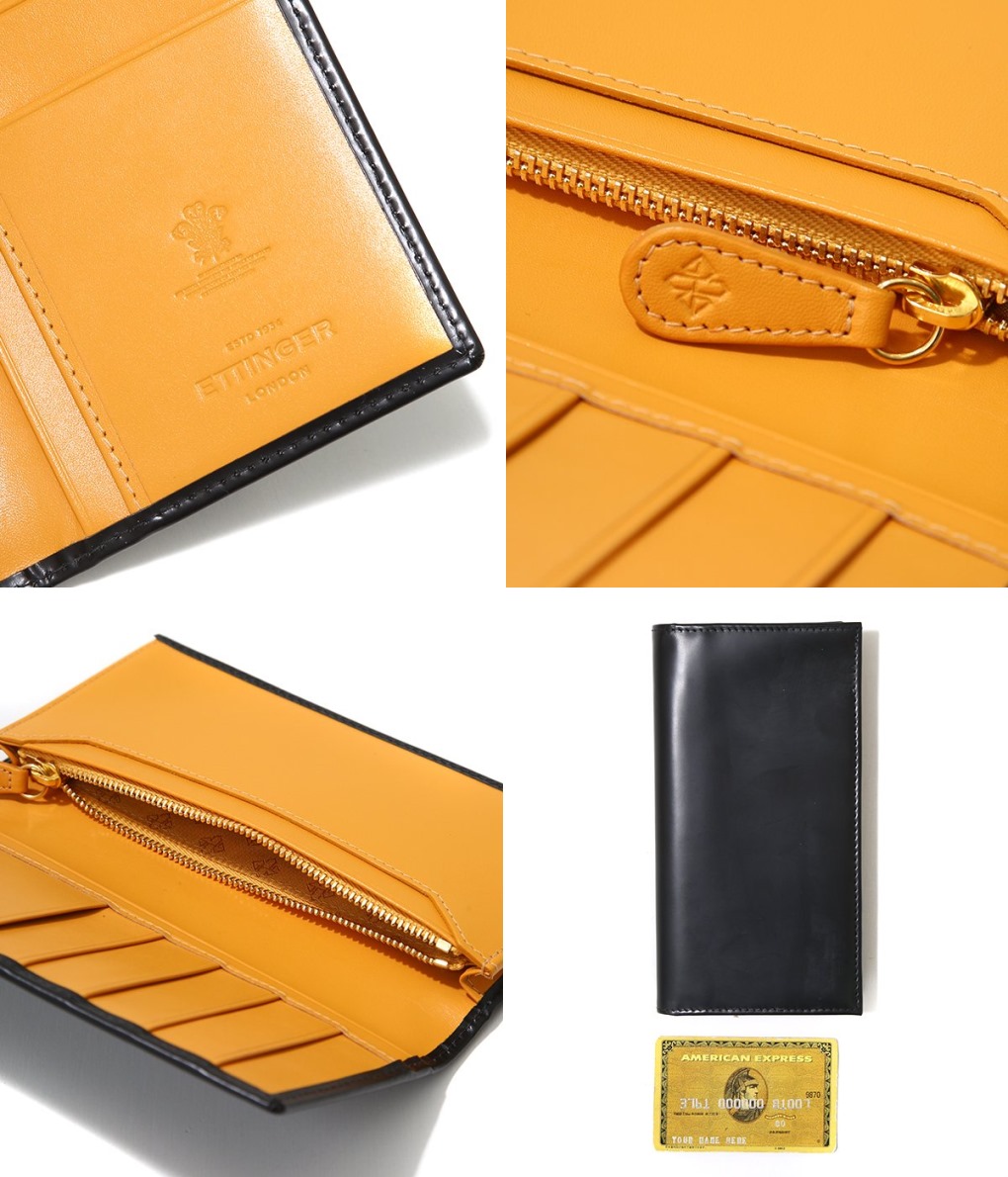 ETTINGER（エッティンガー） ： Slim Long Wallet / 全2色