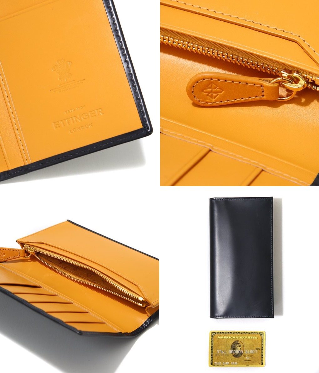 ETTINGER（エッティンガー） ： Slim Long Wallet / 全2色