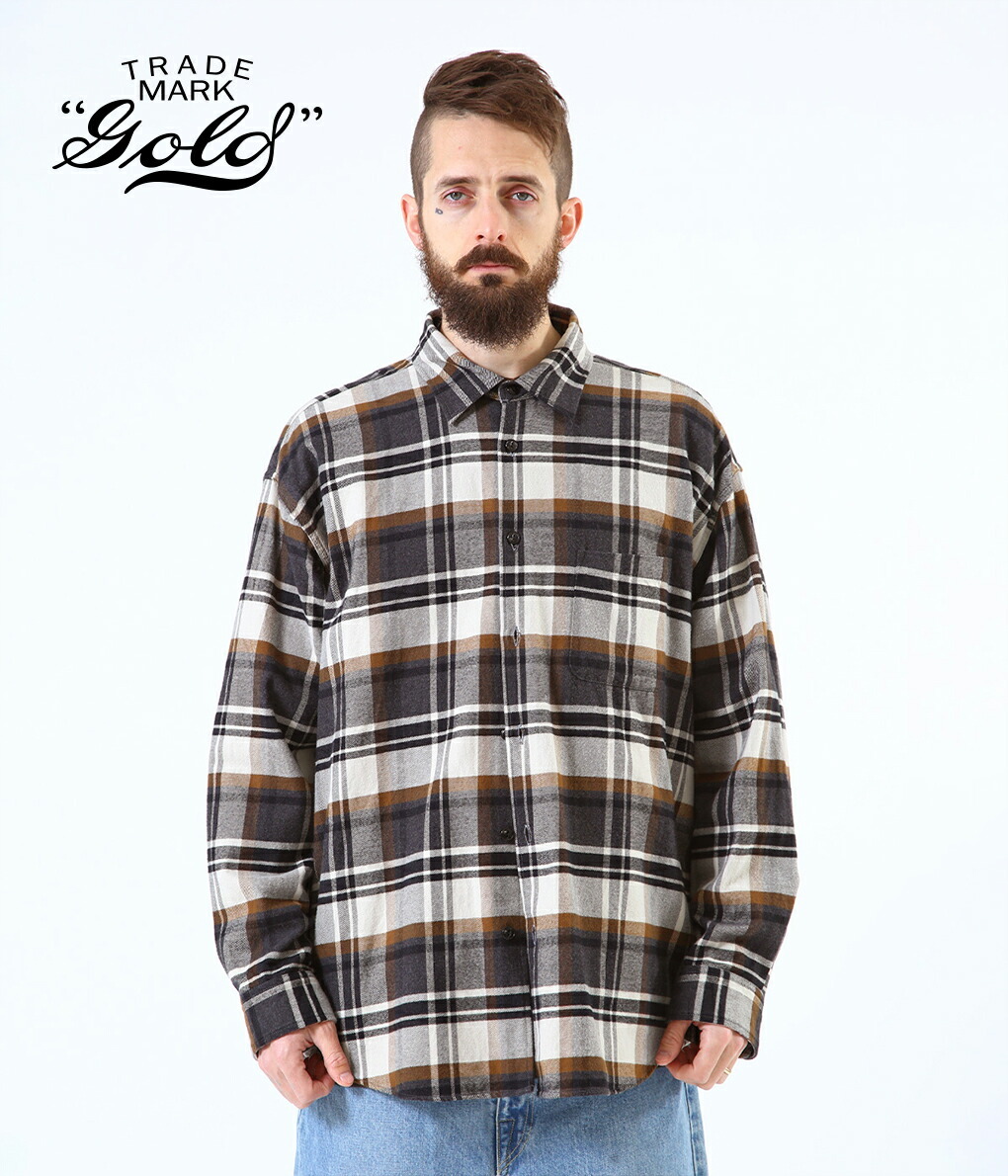 のトップス 東洋エンタープライズ 40/2 NEL CHECK BIG SHIRT / 全2色