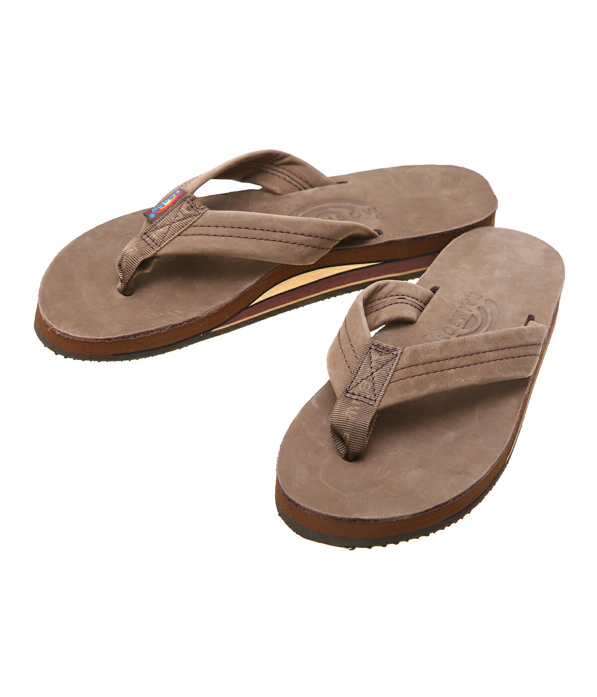 ソールに RAINBOW SANDALS / レインボーサンダル ： DOUBLE LAYER