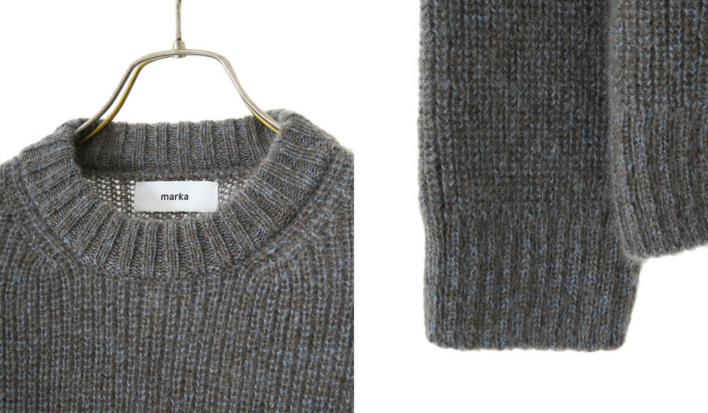 marka / マーカ ： CREW NECK - kid mohair - ： M21C-20SW01C
