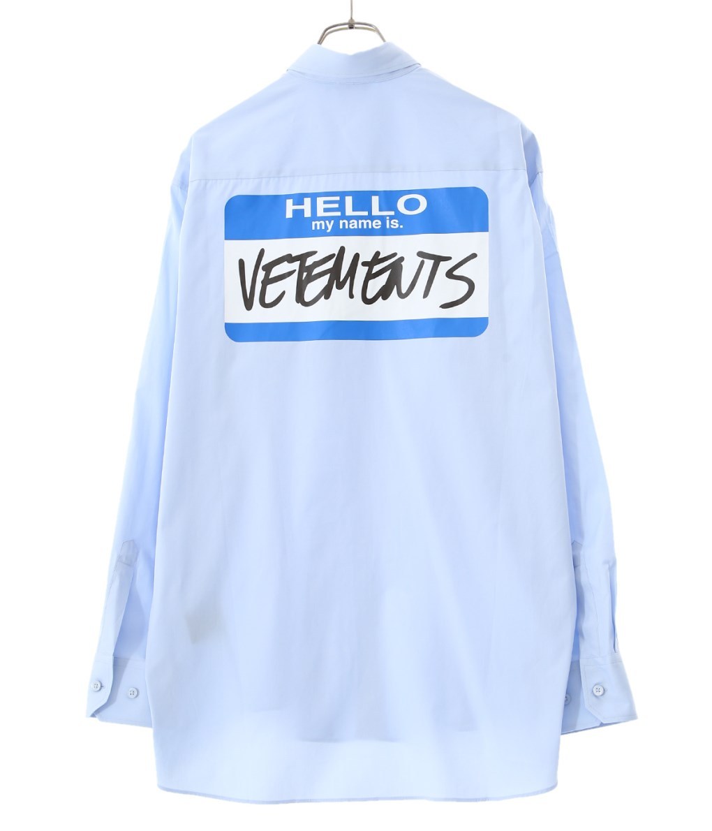 新品大人気】 VETEMENTS ヴェトモン 長袖シャツの通販 by BRINGラクマ