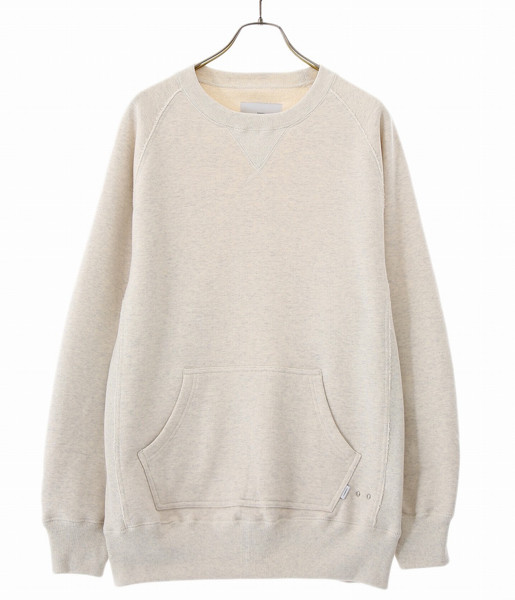 SUGARHILL / シュガーヒル : RAW EDGE SWEAT SHIRT : 21AWSW02 SUGARHILL / シュガーヒル : RAW EDGE SWEAT SHIRT : 21AWSW02
