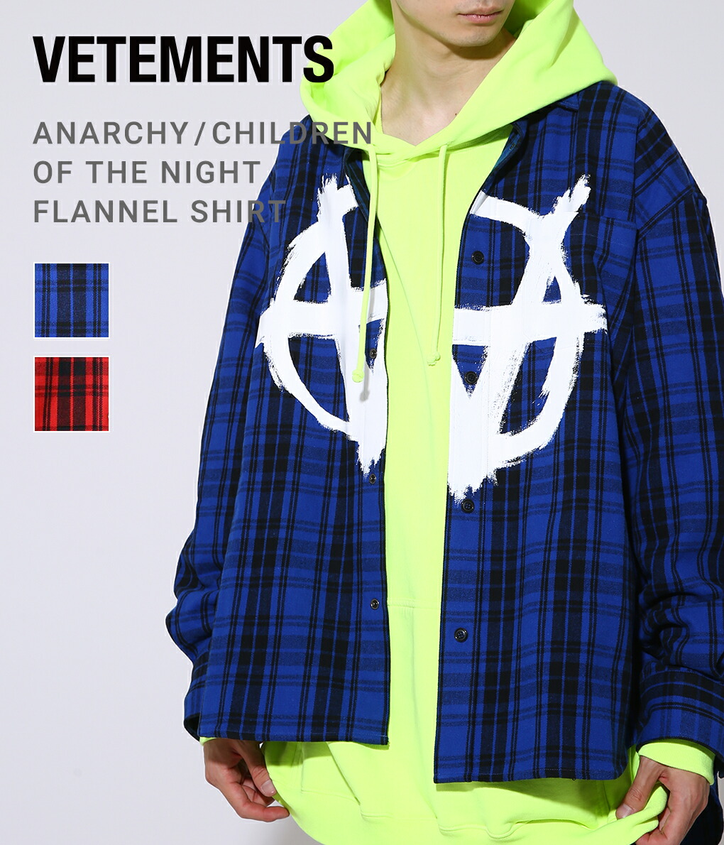 40%OFF】VETEMENTS / ヴェトモン ： ANARCHY / CHILDREN OF THE NIGHT