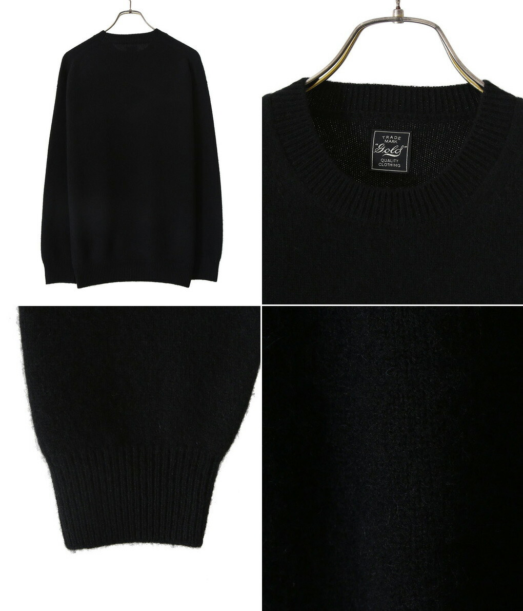 GOLD 東洋エンタープライズ / ゴールド ： PURE CASHMERE KNIT CREW