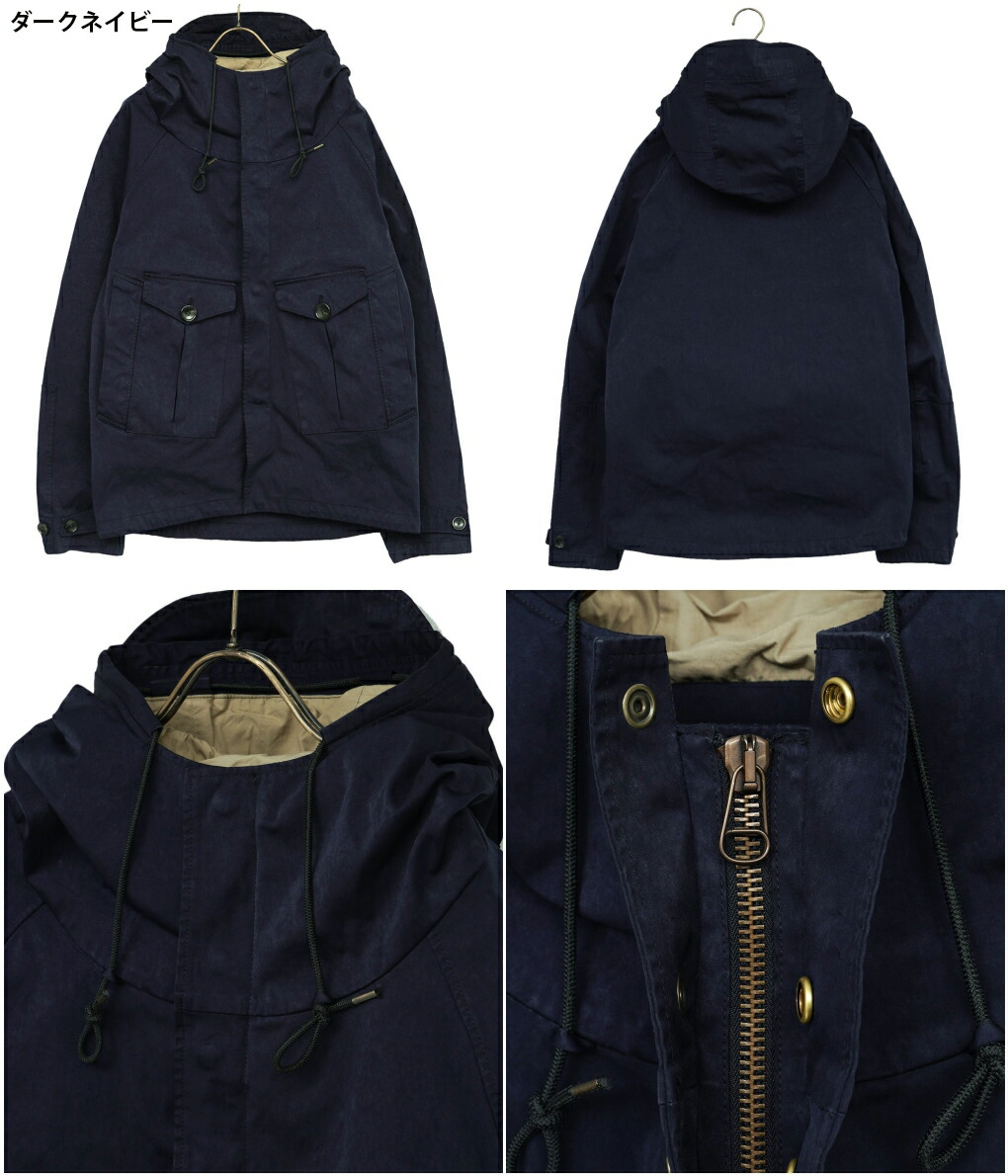 10%OFF】Ten c / テンシー ： TEMPEST ANORAK OJJ - GARMENT DYED 12oz