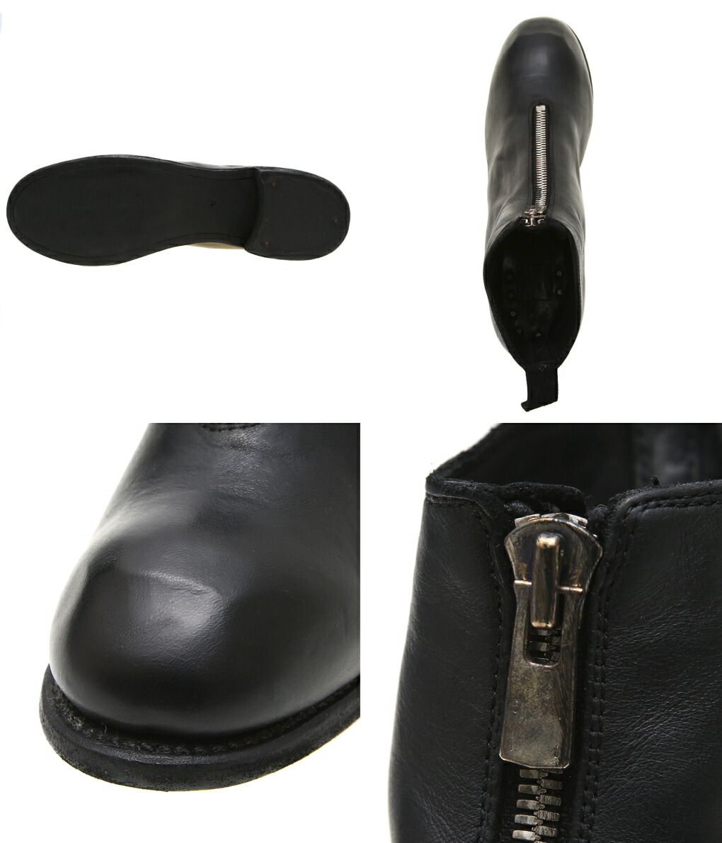 GUIDI / グイディ ： PL1 FRONT ZIP BOOTS HORSE FULL GRAIN PL1