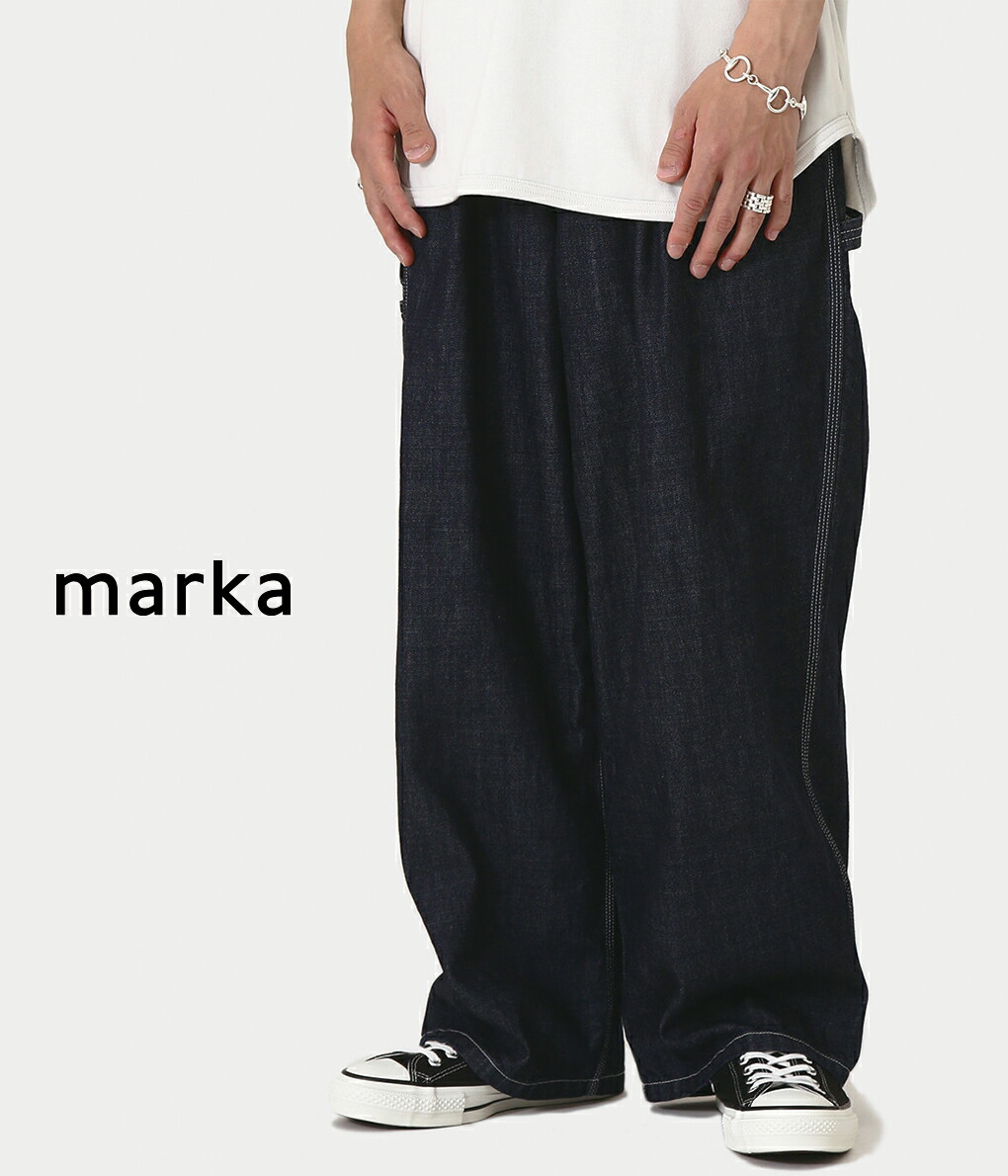 上等な 最終価格 marka TUCK WIDE PANTS ブラウン agapeeurope.org