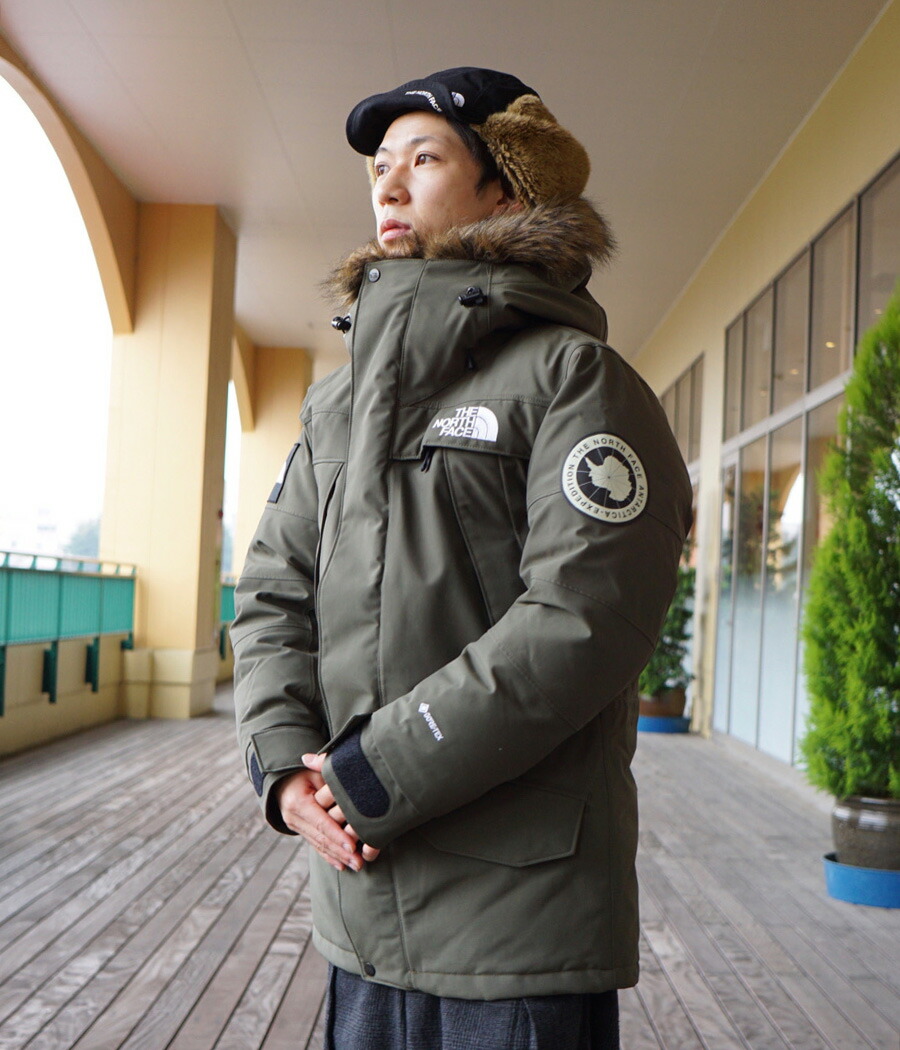 ライトブラウン/ブラック NORTH FACE ANTARCTICA PARKA グリーン | www