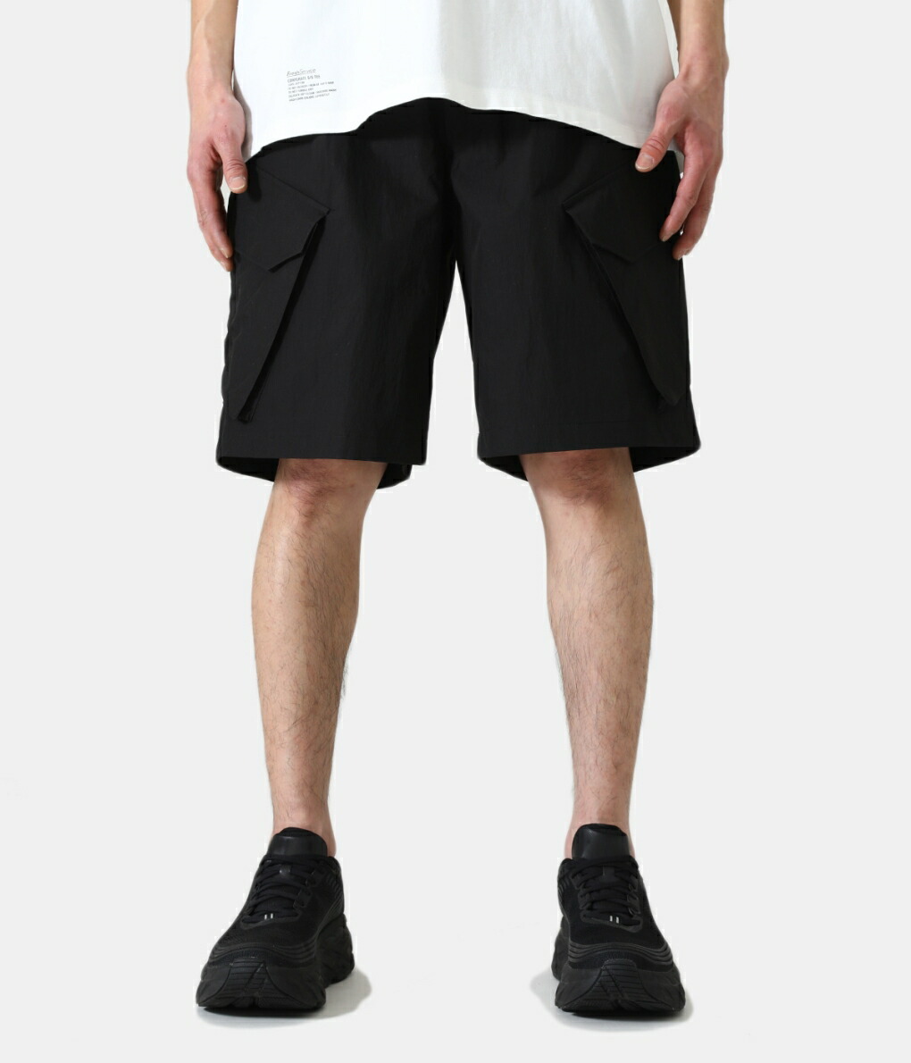 ますが is-ness / イズネス ： SALT SHRINKAGE 5POCKET SHORTS