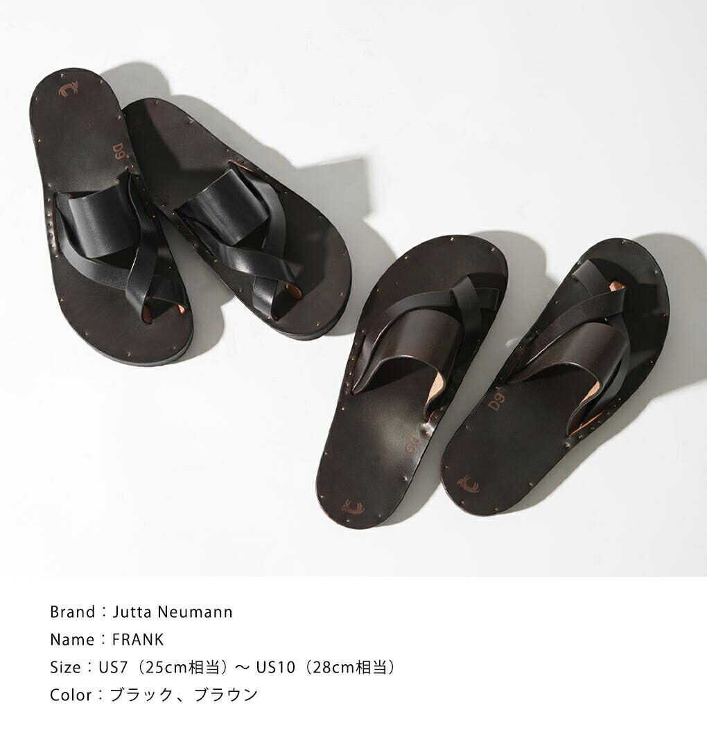 JUTTA NEUMANN ユッタニューマン JAMES レザーサンダル D6 JUTTA NEUMANN ユッタニューマン ユッタノイマン Signature