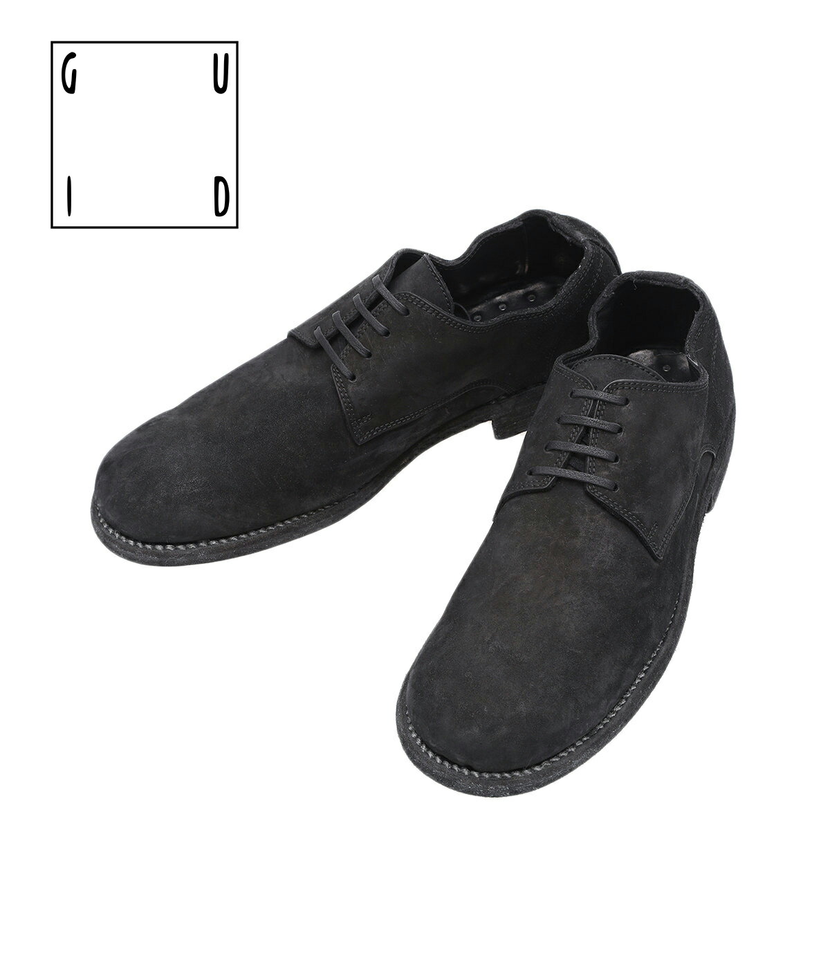 P10倍】GUIDI / グイディ ： LOWLACE SHOES-CORDVAN ： 992-LOWLACE