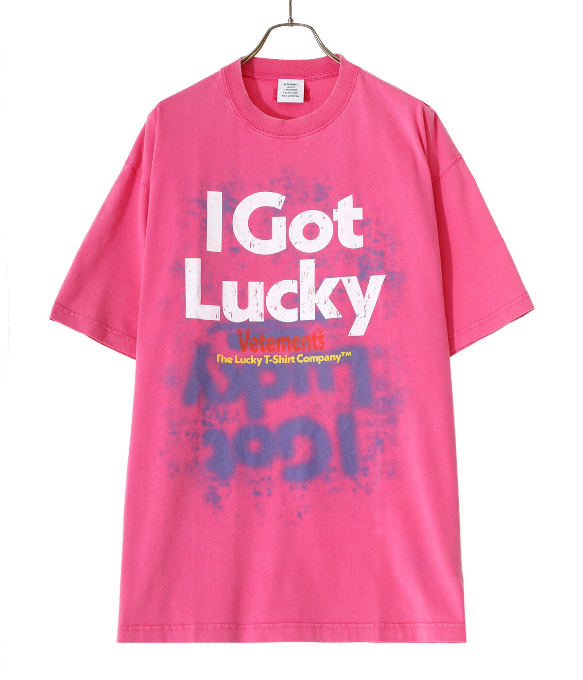 VETEMENTS / ヴェトモン ： I GOT LUCKY T-SHIRT ： UA53TR590P