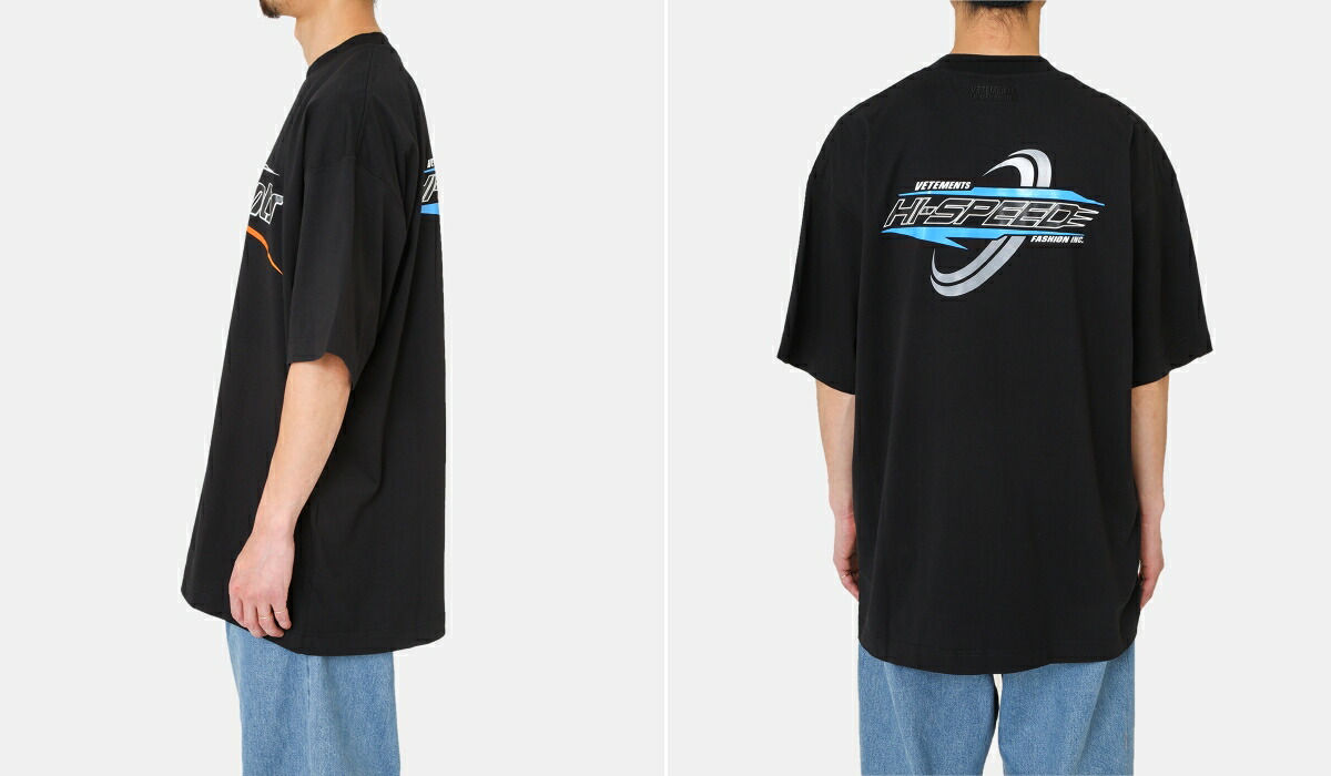 VETEMENTS / ヴェトモン ： HI-SPEED T-SHIRT / 全2色