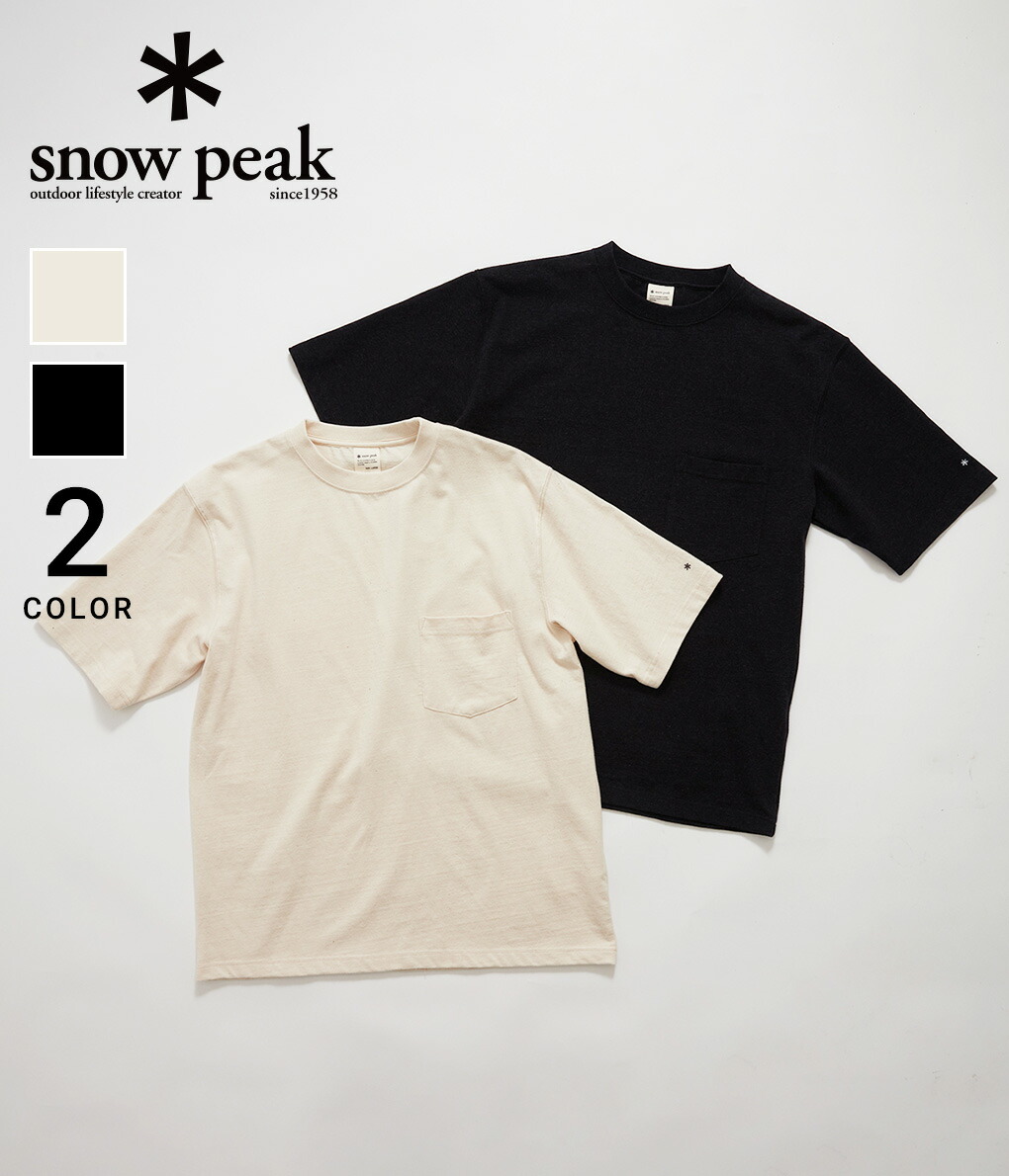 高い品質 クーポンあり Snow Peak H-COTTON-T 国内正規品 2の通販はau