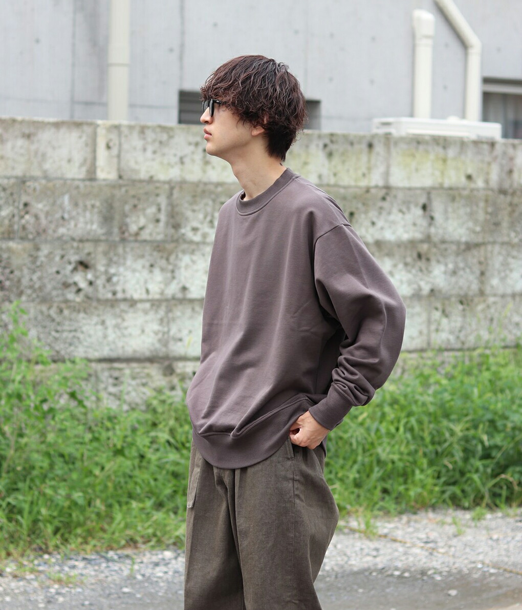 WEWILL / ウィーウィル ： LOOSE SWEATSHIRT ： W-011-8007