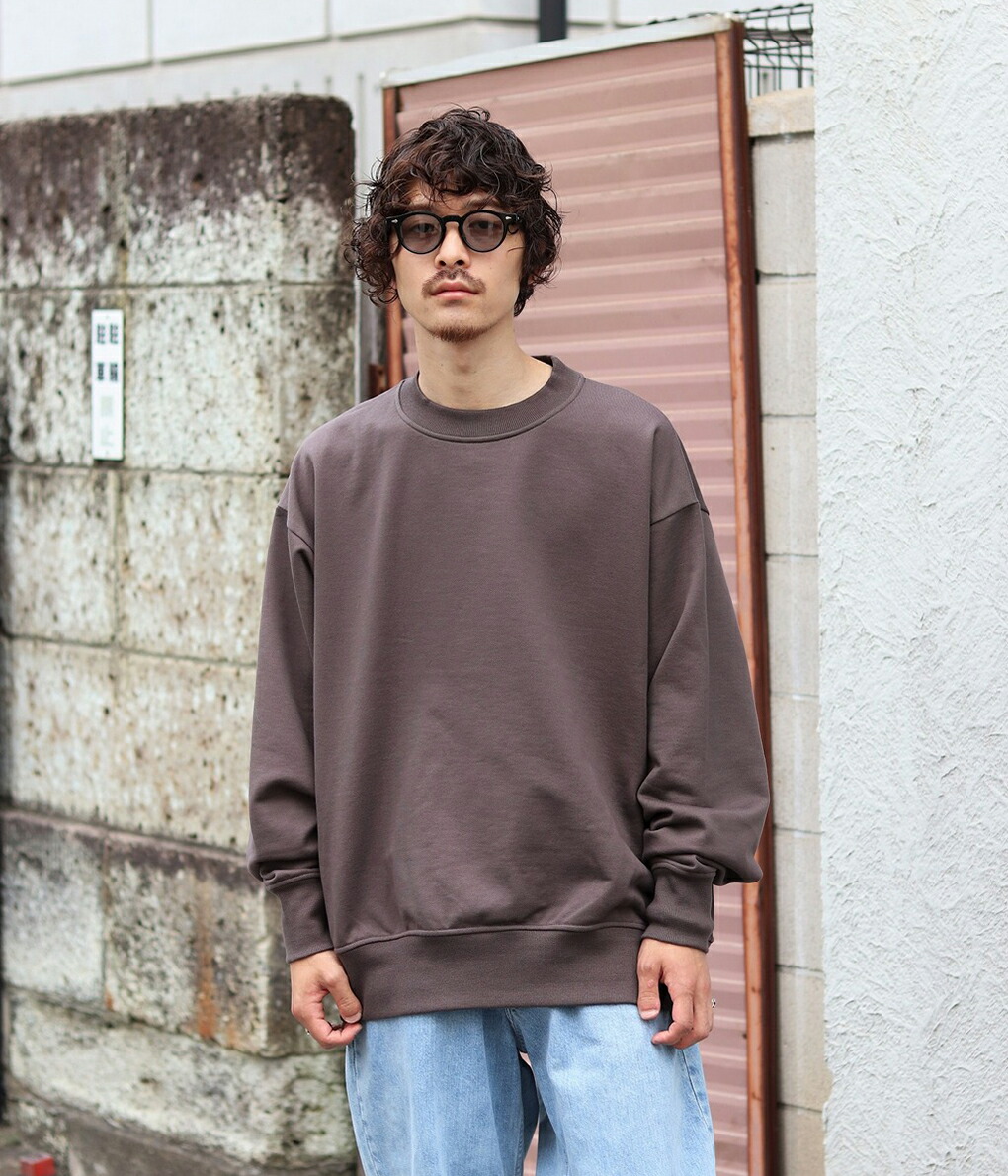 WEWILL / ウィーウィル ： LOOSE SWEATSHIRT ： W-011-8007