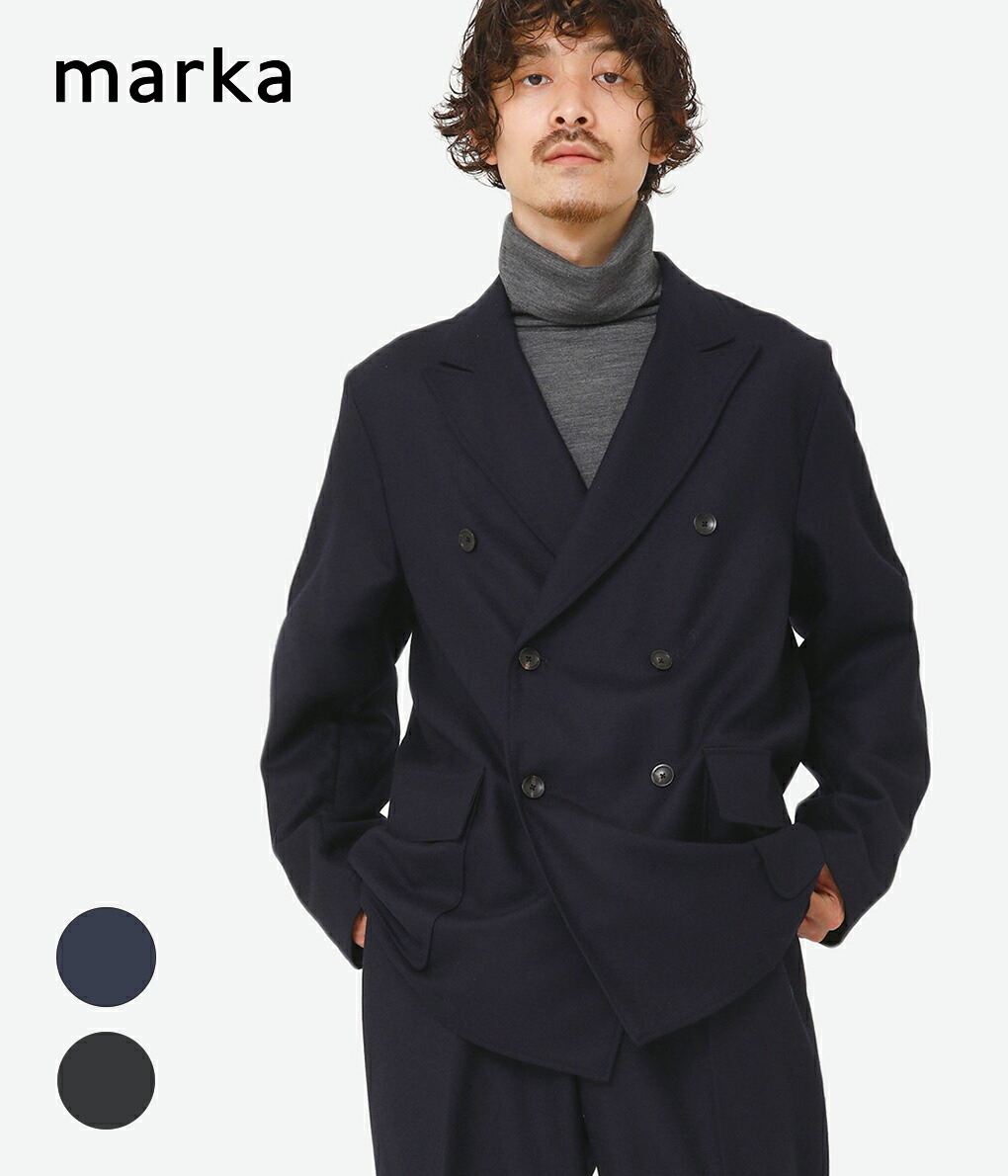 20%OFF】marka / マーカ ： W.B SHIRT JACKET - 2/48 wool soft serge