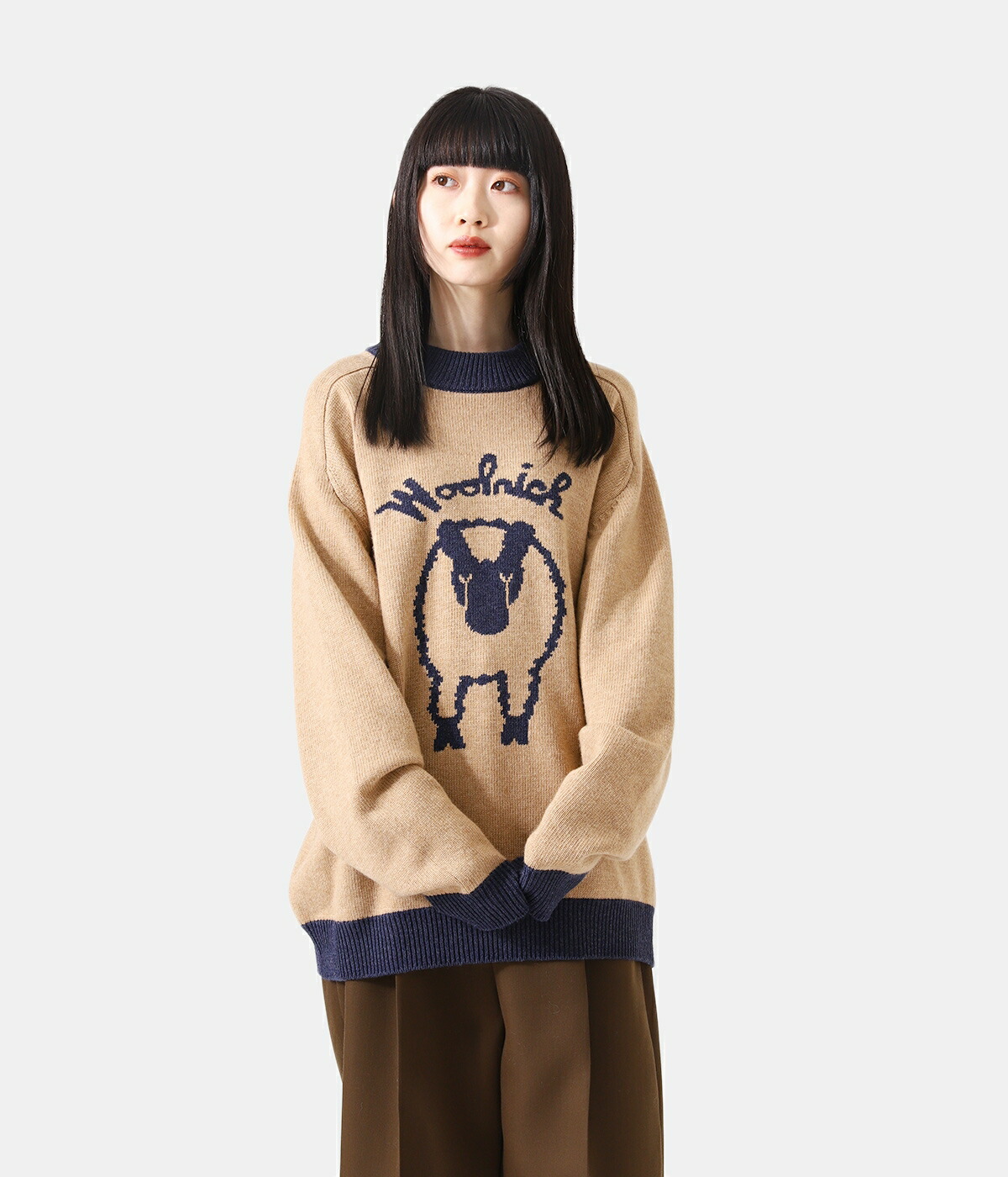 WOOLRICH / ウールリッチ ： 【レディース】RECYCLE JACQUARD SWEATER