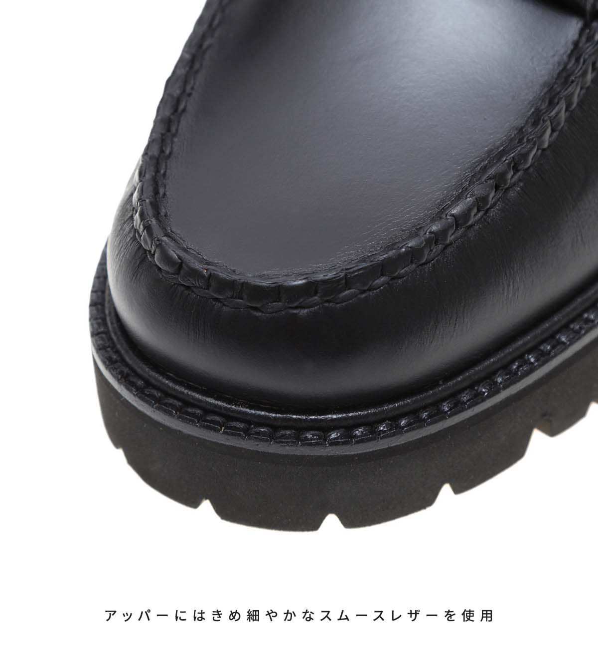 G.H.BASS（ジーエイチバス） ： 別注 RANGER MOC - smooth leather