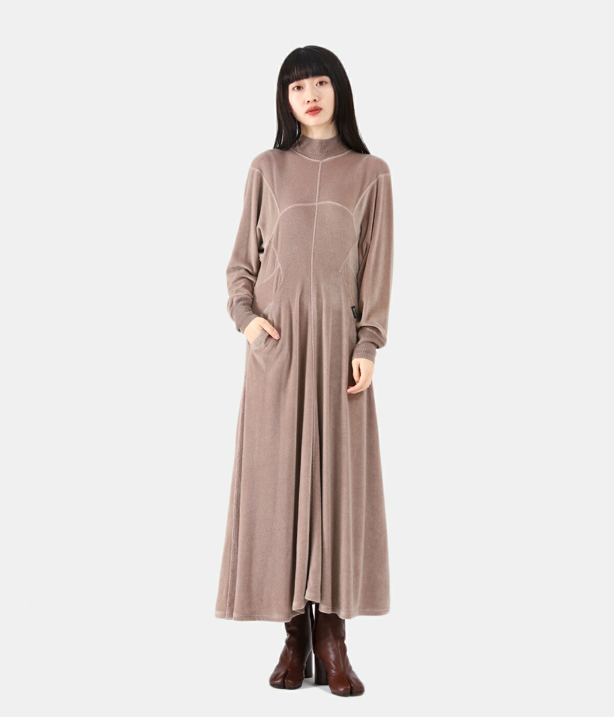 PHOTOCOPIEU / フォトコピュー ： 【レディース】LONG SLEEVE MAXI DRESS (STELLA) ： 222STL