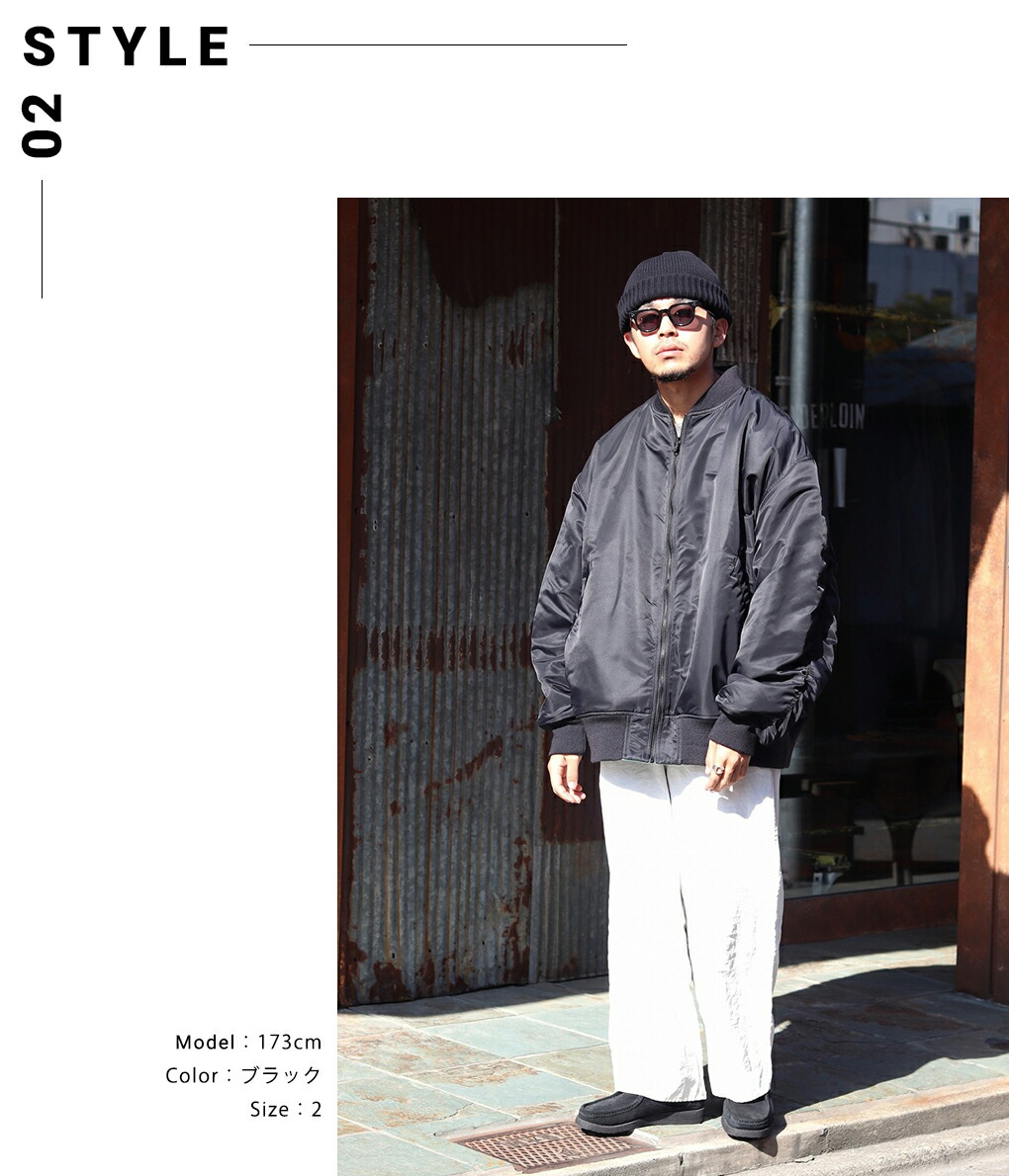 URU / ウル ： MA-1 BLOUSON / 全2色 ： 22FPO01 : 22fpo01 : ARKnets