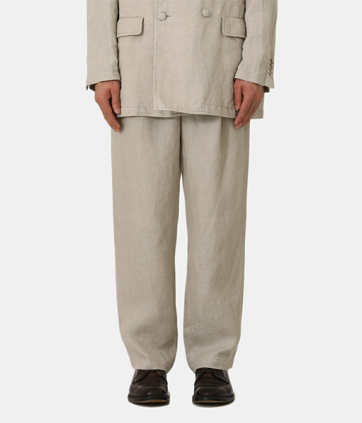 WEWILL / ウィーウィル ： 2TUCK DRESS TROUSERS ： W-012-6001 : w