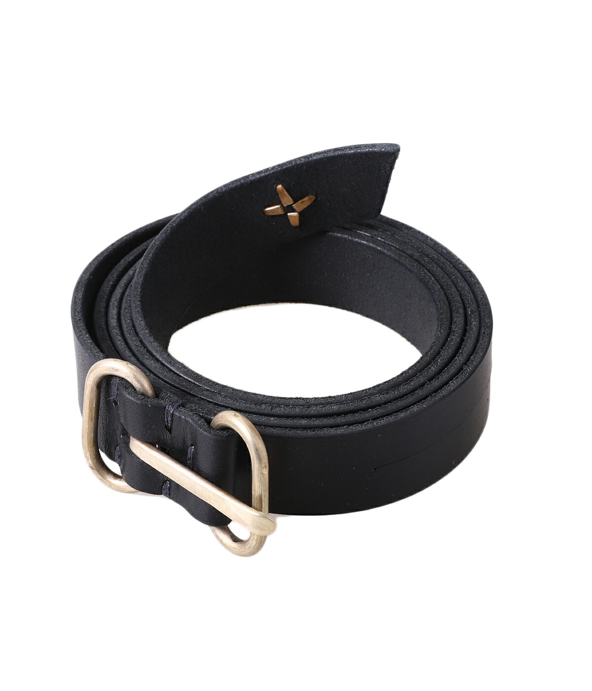 m.a+ / エムエークロス ： double oval buckle medium belt ： EL1C