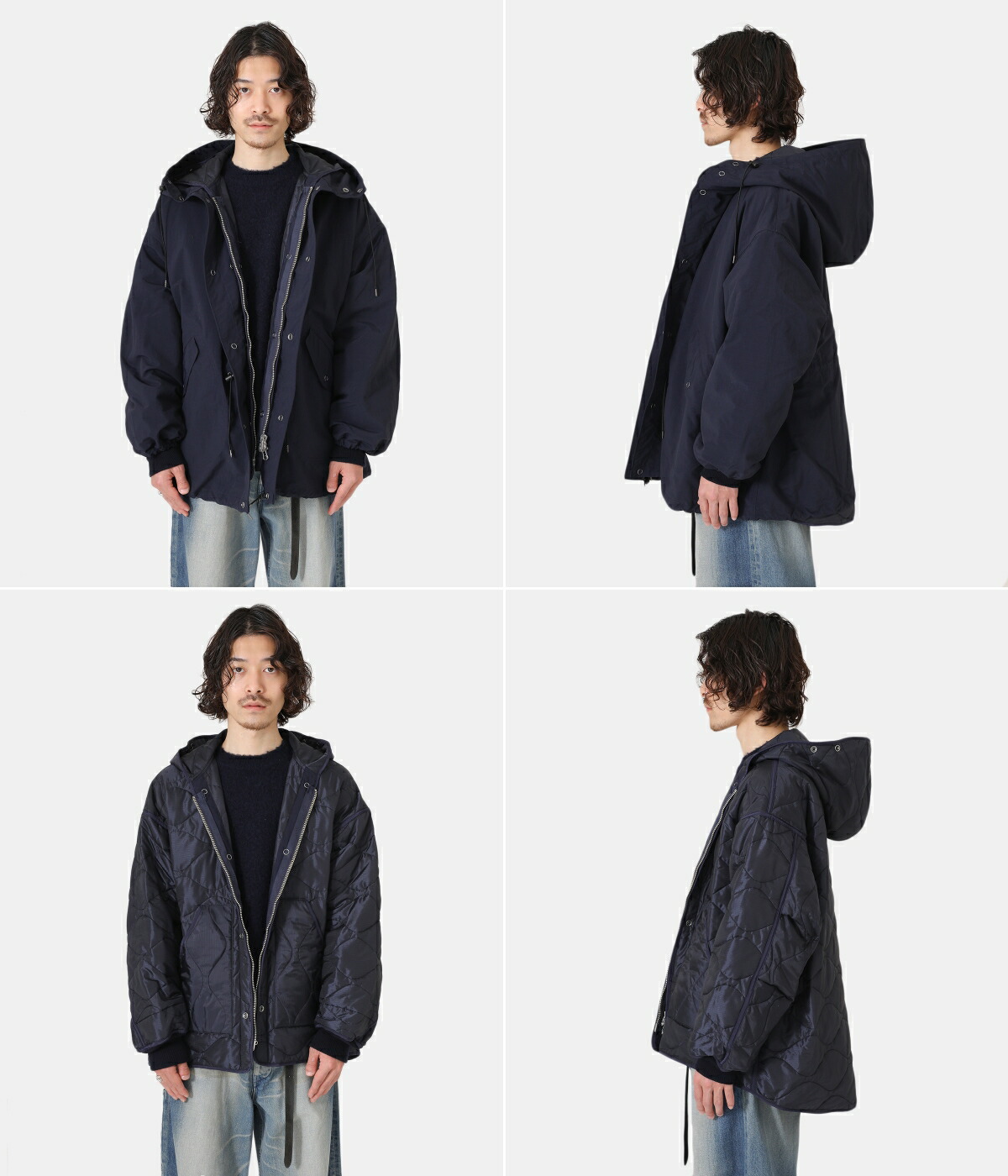 marka / マーカ ： LINING SNOW PARKA - recycle nylon tusser - / 全3