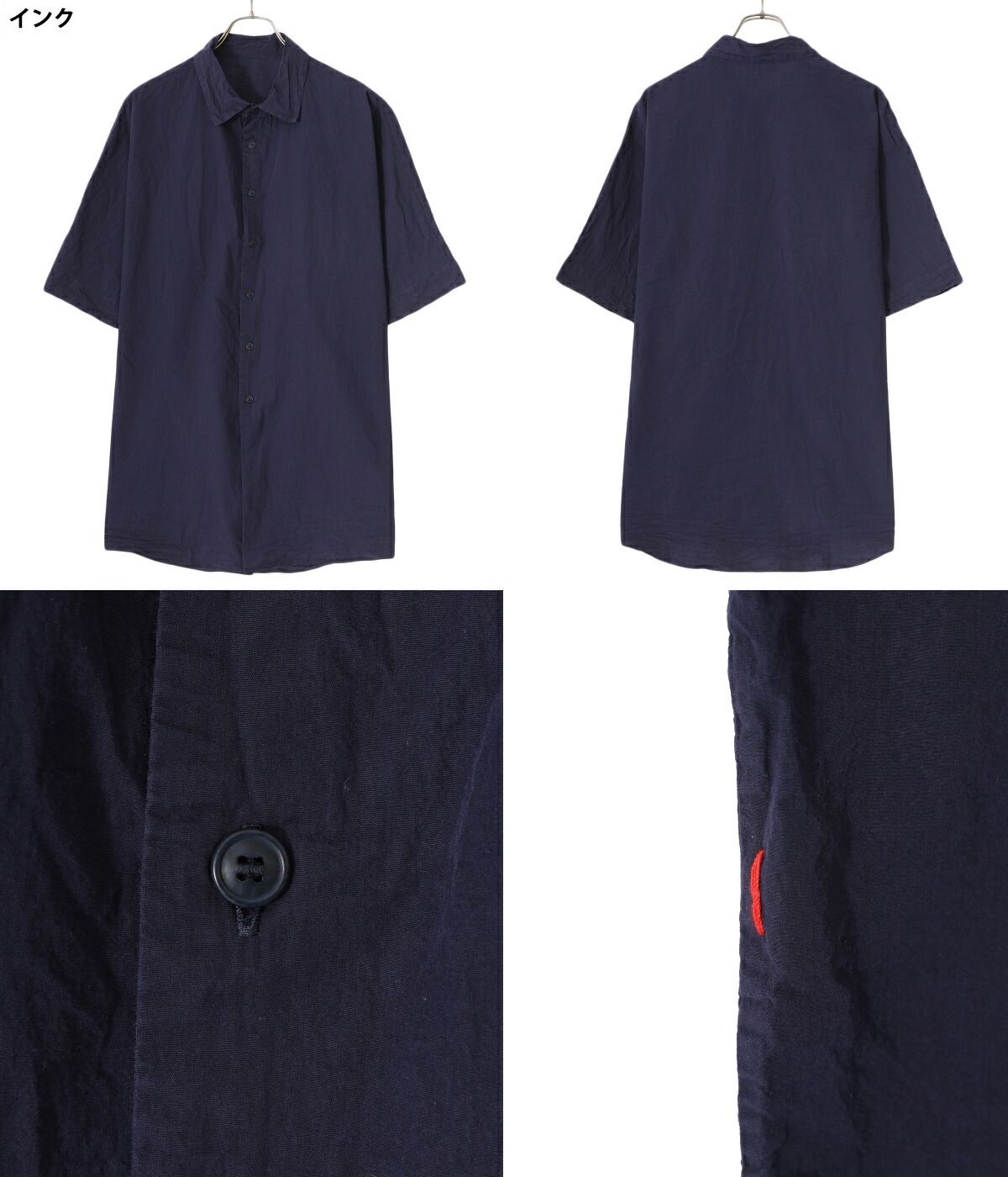 CASEY CASEY / ケイシー ケイシー ： WAGA SS SHIRT / 全2色