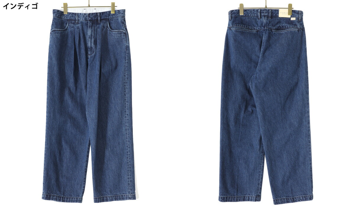 10%OFF】FARAH / ファーラー ： Two-tuck Wide Tapered Pants / 全2色