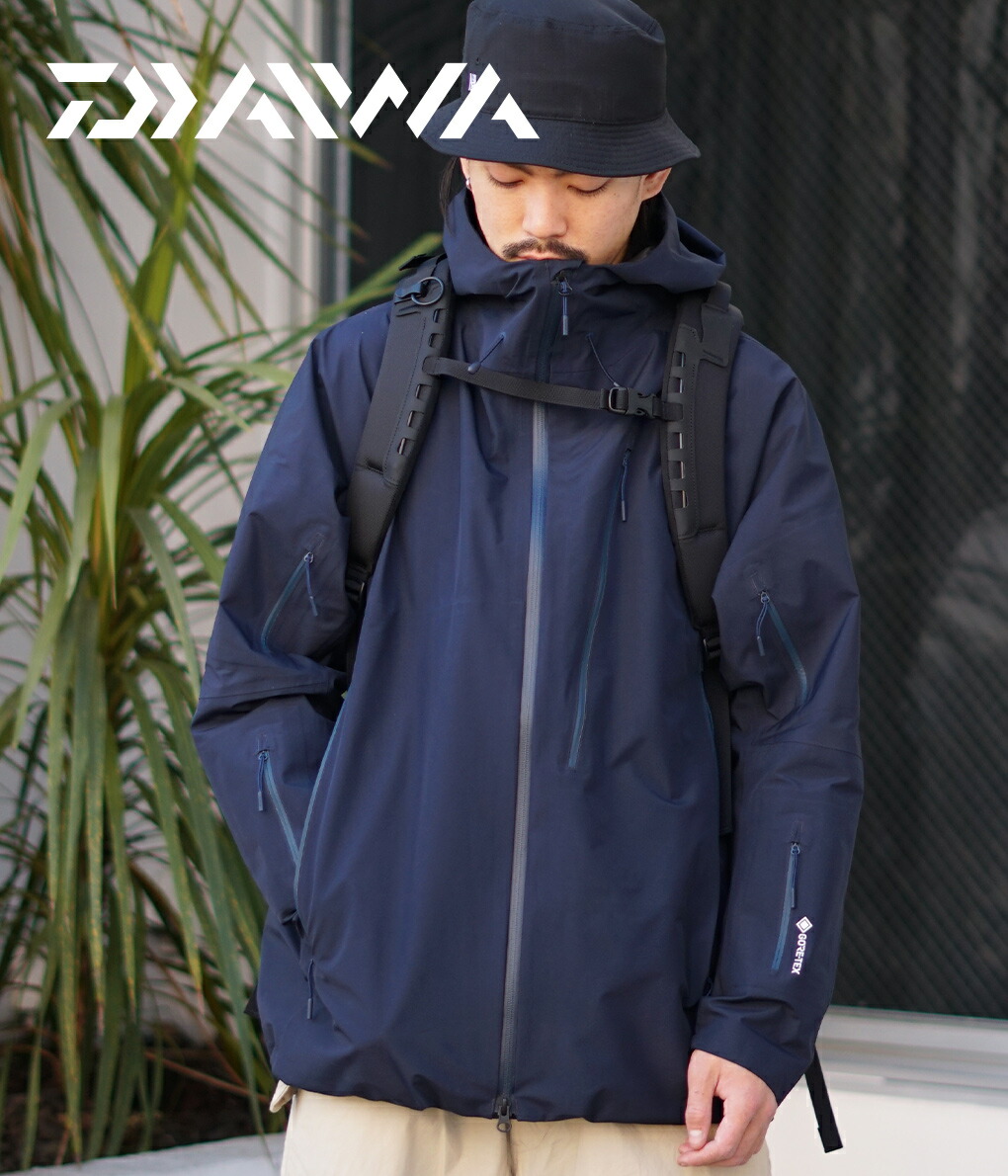 新品タグ付】DAIWA LIFESTYLE SHELL PARKA ネイビーL-