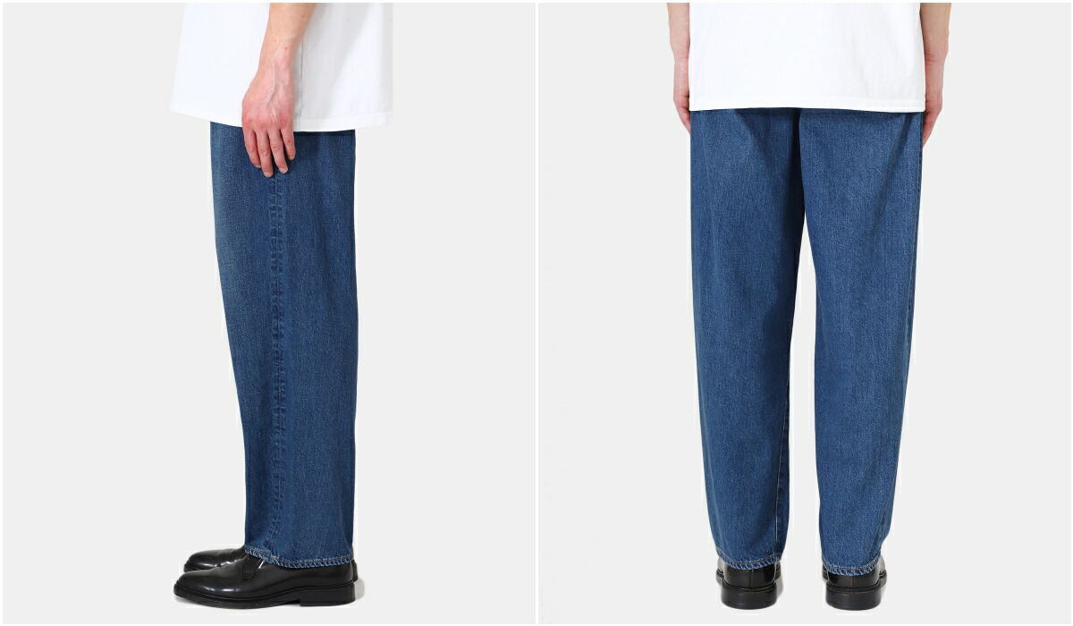 URU / ウル ： COTTON DENIM B - 5 POCKET PANTS TYPE B