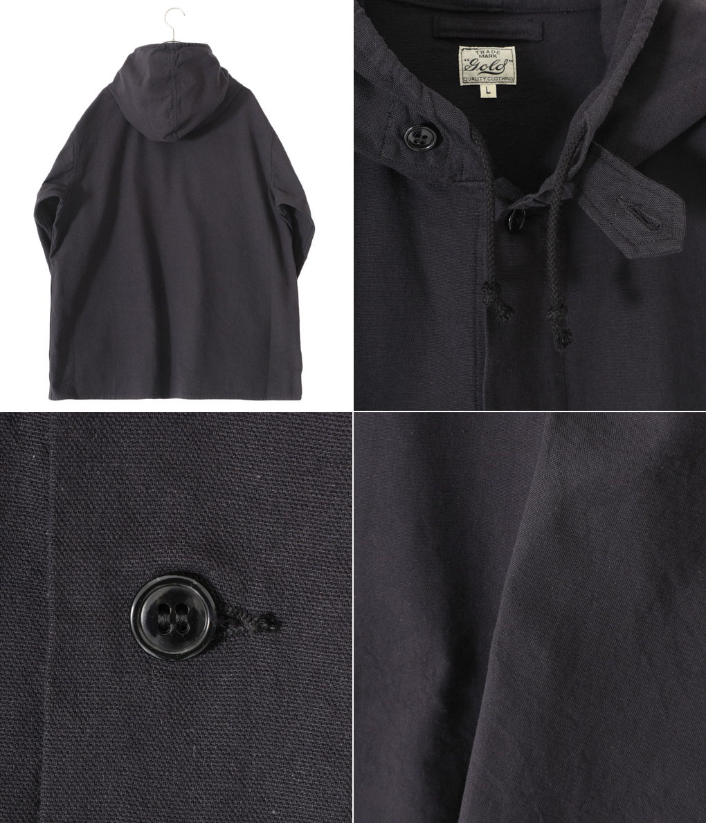 gold 東洋 LIGHT BACKSATIN PARKA 【未使用品】 GOLD 東洋エンタープライズ / ゴールド ： 6.5oz. SELVEDGE DUCK