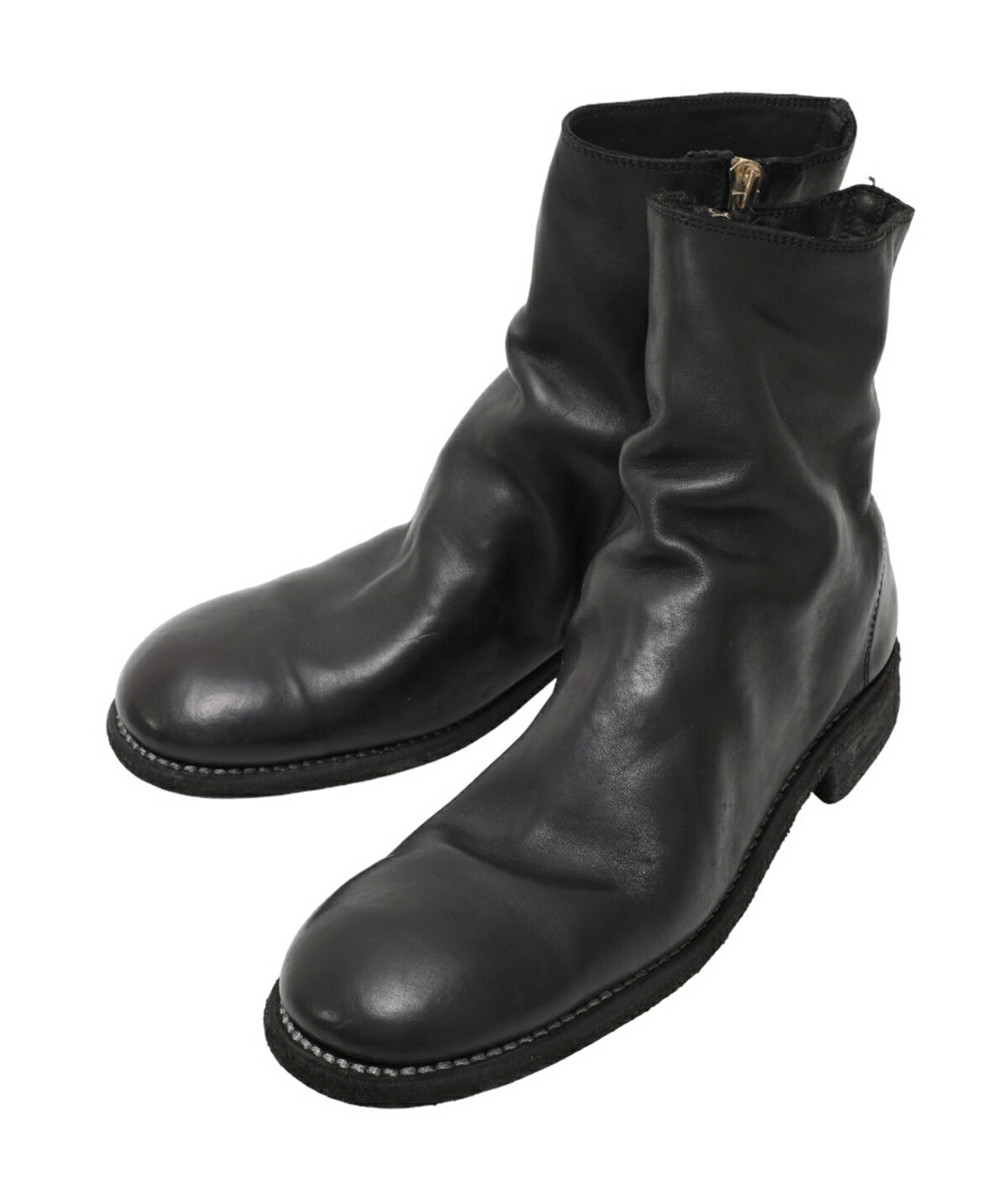 GUIDI / グイディ ： CLASSIC FLAT SIDE ZIP BOOTS HORSE FULL