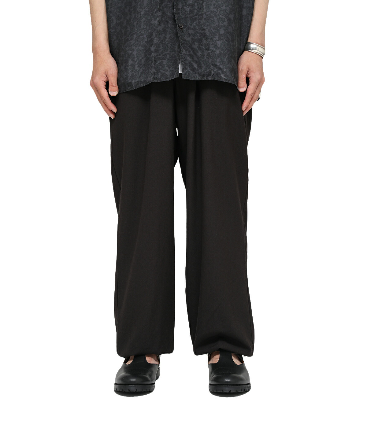 marka / マーカ ： EASY WIDE PANTS - 2/90 SUPER120'S WOOL WASHER