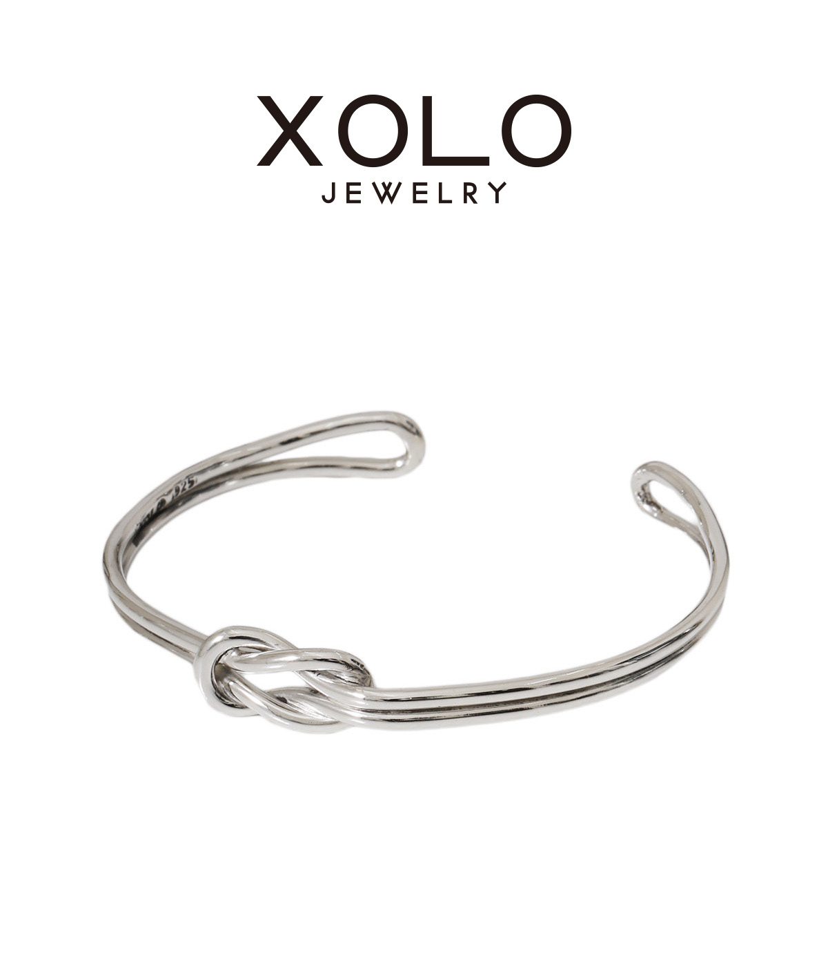高い品質XOLO JEWELRY ショロ Double ： ： Bangle Large Knot ジュエリー XOBG007 バングル 